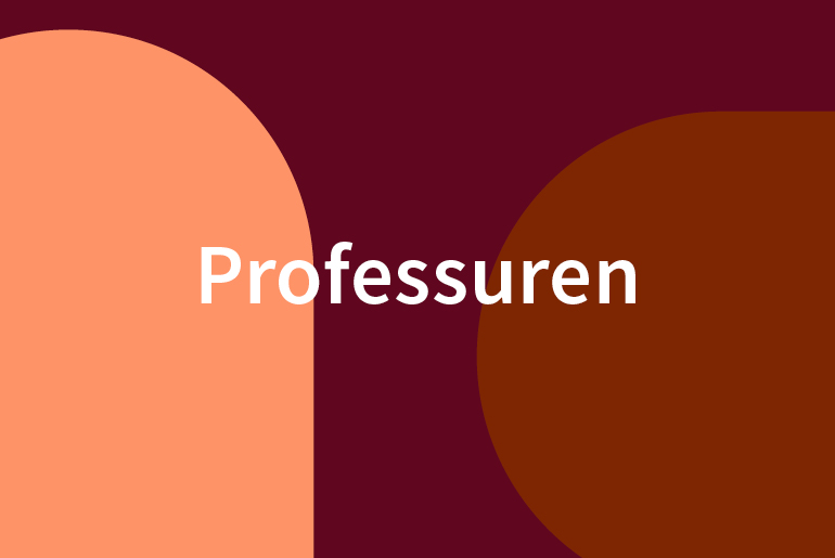 Professuren und Forschungsbereiche